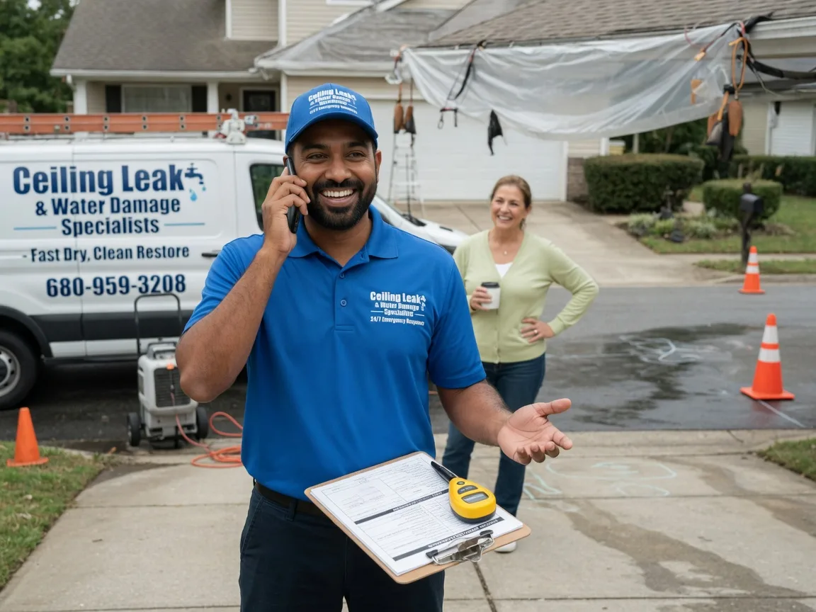 Ceiling Leak Cleanup Nederland, TX FAQs